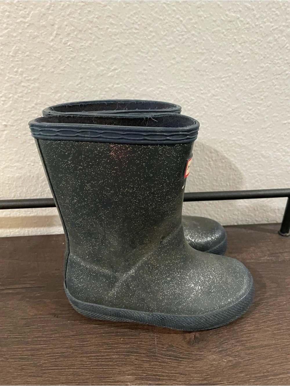 Baby/Toddler Hunter Glitter Rain Boots